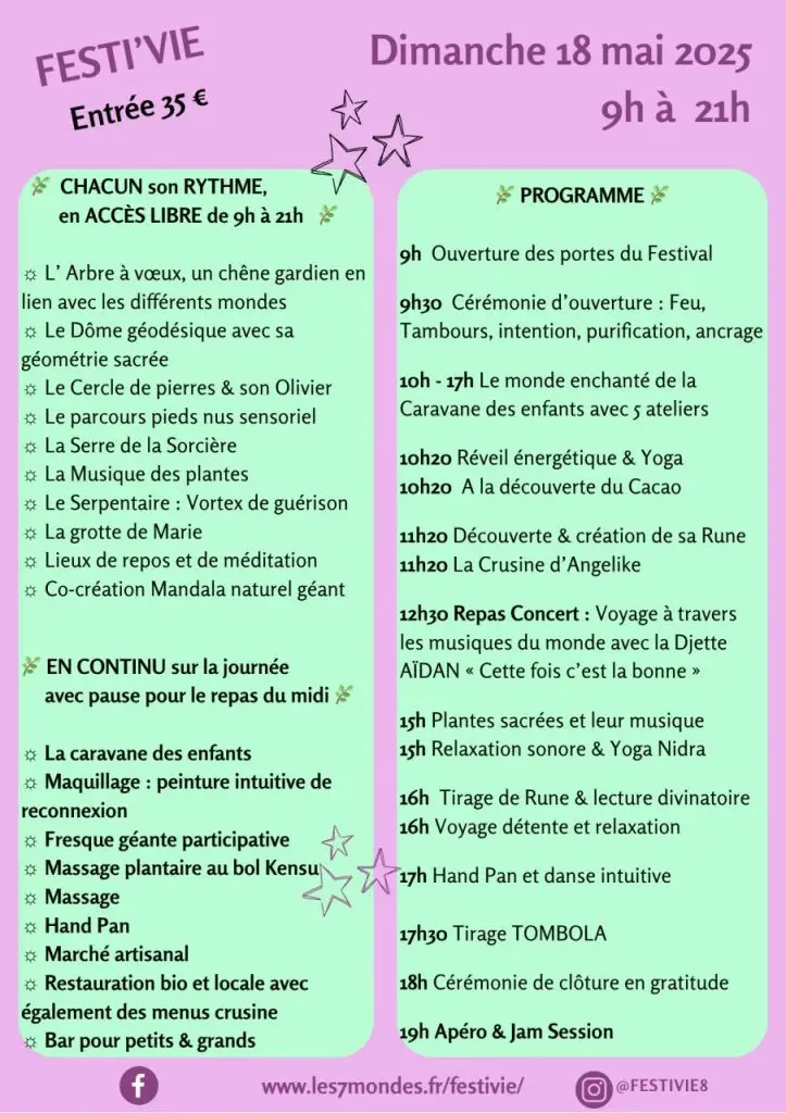 programme festivie 2025