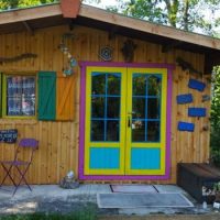 Cabane dans la forêt landaise