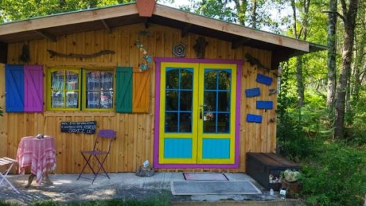 Cabane dans la forêt landaise