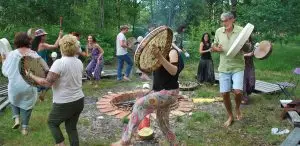 fabrication tambour chamanique